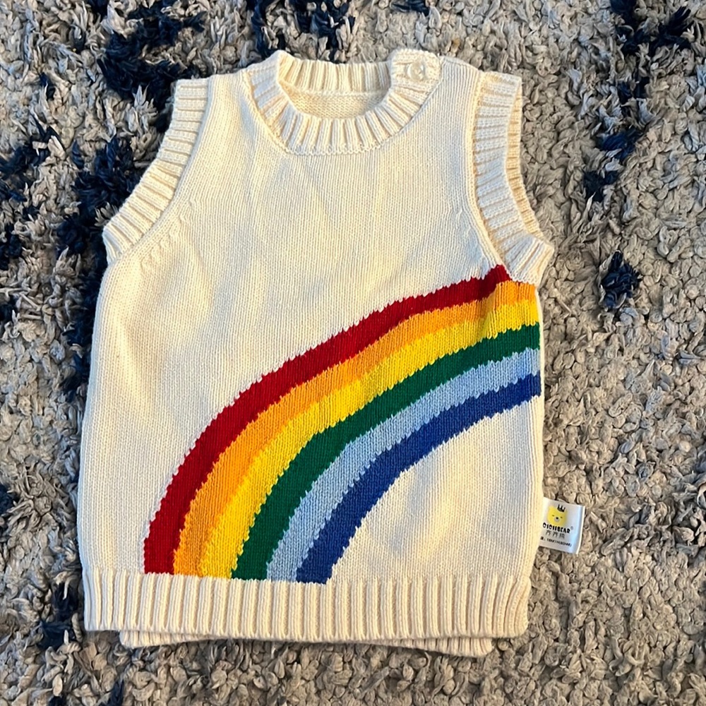 Kids knitted vest